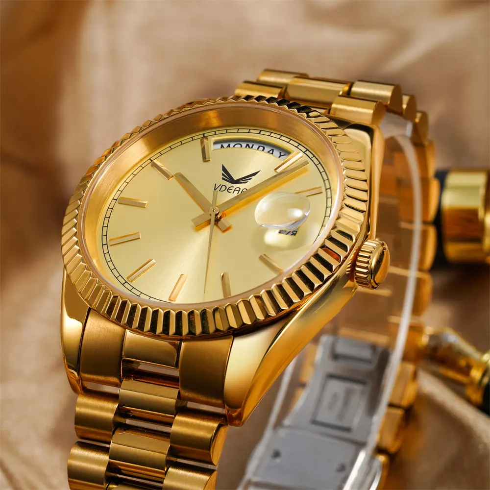 Orologio da polso al quarzo con data Casual orologio da uomo in stile semplice orologio personalizzato produttori orologio da polso di lusso da uomo