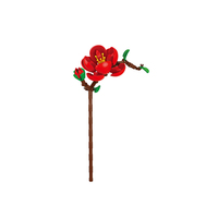Ensembles de blocs de construction en forme de fleurs, plante en pot avec boîte cadeau, ensembles de briques MOC, ensembles de bricolage pour enfants, jouets éducatifs pour enfants 8856