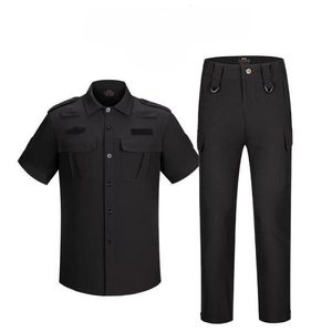 Nhanh Chóng Khô Đa Túi Người Đàn Ông Áo Sơ Mi Hàng Hóa Quần Bộ An Ninh Đồng Phục Bảo Vệ Bộ - Product Image 2