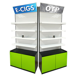 Factory Outlet Custom Metal Tobacco Cabinet Cigar Bvlgari Display Racks Electronic Cigarette Display Stand