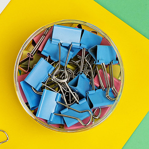 Deli 8554 Đầy Màu Sắc Bền Kim Loại Chất Kết Dính Đa Mục Đích Đuôi Dài Clip Học Tập Nguồn Cung Cấp - Product Image 4