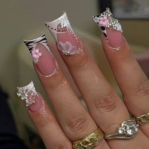 <span class=keywords><strong>Uñas</strong></span> Acrílicas al por Mayor, Color Rosa Puro, Alta Calidad, Semimanuales, 3D, Diseño <span class=keywords><strong>de</strong></span> Pico <span class=keywords><strong>de</strong></span> Pato, <span class=keywords><strong>Hello</strong></span> <span class=keywords><strong>Kitty</strong></span>, Diamantes, <span class=keywords><strong>Uñas</strong></span> Postizas Personalizadas - Product Image 2