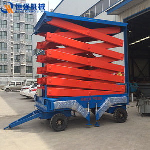 แพลตฟอร์มยกแบบกรรไกรเคลื่อนที่ Hengqiang 15 เมตร 3 ตัน ระบบไฟฟ้าไฮดรอลิก สำหรับงานก่อสร้าง พร้อมโครงสร้างเสริมความแข็งแรง - Product Image 4