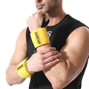 Professional Heavy Duty <strong>Weightlifting</strong> And Powerlifting Wrist <strong>Wraps</strong> With Adjustable Thumb Loop For Strength Training - Product Image 5