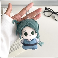 Poupée en peluche en coton personnalisée de 20 cm avec vêtements amovibles, jouet en peluche personnalisé OEM