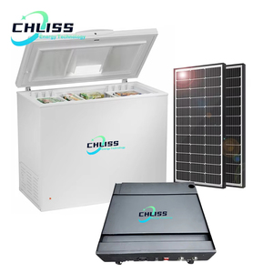 Réfrigérateur et congélateur solaires DC à fonctionnement silencieux pour la maison, avec <span class=keywords><strong>panneau</strong></span> et batterie - Product Image 2