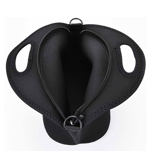 Custom Logo Neoprene Cooler Bag Waterproof Insulated <b>Lunch</b> Bag with Zipper for Travel Picnic and Outdoor Activities - Product Image 2