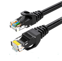 Cat 6e kabel jaringan Ethernet 50 kaki Rj45 Cat8, kabel jaringan aluminium Foil Shield Lan 550Mhz Cat6