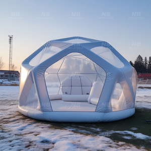 Carpa Inflable Tipo Domo para Fútbol, Carpa Burbuja de PVC, Invernadero para Acampar con Bomba de Aire, Resort 201505 Inflatab - Product Image 6