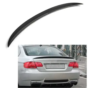 100% Dry Carbon Fiber P Style Rear Lip Trunk Tail Wing Boot Spoiler For BMW 3 Series E92 E92 M3 Coupe 2006-2014 Rear Spoiler