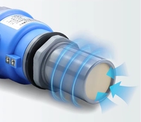 Sensor Level Ultrasonik Jangkauan 0-15m 24VDC RS485 Modbus Transmitter Level Cairan untuk Tangki Penyimpanan Bahan Kimia
