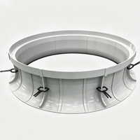 Máquina de conformado hidráulico de cuatro columnas y tres vigas con sistema servo, motor/cojinete para cubiertas de persianas de torres de enfriamiento FRP y barriles de viento