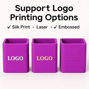 Portalápices de Silicona Personalizado, Diseño OEM 2D/3D, Libre de BPA, Resistente al Agua y Duradero, Ideal para Organizar el Escritorio - Product Image 2