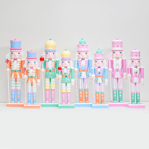 Décoration de Noël transfrontalière en forme de <span class=keywords><strong>casse</strong></span>-<span class=keywords><strong>noisette</strong></span>, cadeau d'ambiance de Noël, pendentif pour sapin de Noël, décoration de maison style macaron - Product Image 2