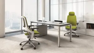 Verstellbare Funktionen mit hoher Rückenlehne Executive ergonomischer Bürostuhl aus Stoff