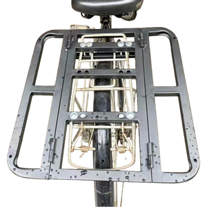 Canasta <span class=keywords><strong>Trasera</strong></span> para Bicicleta de Carga Resistente, Canasta Metálica Extraíble Grande para Bicicleta - Product Image 2