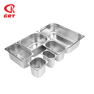 Khay Đựng Thức Ăn Bằng Thép Không Gỉ 1/4 Khay Chứa Thức Ăn Có Sẵn Mọi Kích Cỡ GN Pan - Product Image 2