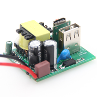 Usine PD 5V 3A 9V 2.2A prise de courant panneau de commande de charge USB-C 20W USB C chargeur de téléphone portable carte PCB multiprise PCBA