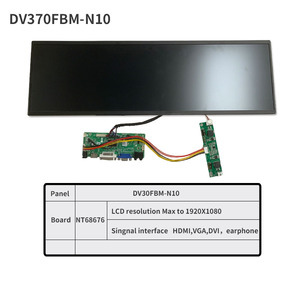 Bảng Hiển Thị Lcd 37 "700Nits BOE 1920*54 LVDS HDM 1 VGA <span class=keywords><strong>DVI</strong></span> Tft Bar Siêu Rộng Bảng Điều Khiển Lcd Mô-đun DV370FBM-N10 - Product Image 2