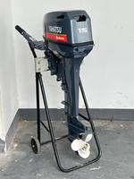 Mesin perahu Motor, YAHATSU Motor Outboard 2 tak 15hp Enduro, mesin perahu laut, kompatibel dengan Motor perahu YAMAHA asli dan suku cadang