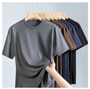 Camiseta de punto informal personalizada para hombre, de algodón Pima de alta densidad, fresca, mercerizada y antiarrugas - Product Image 3