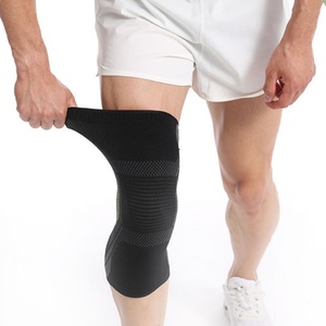ANTMAX Manchon <span class=keywords><strong>de</strong></span> genou respirant en nylon élastique à lacets, soutien <span class=keywords><strong>de</strong></span> compression <span class=keywords><strong>pour</strong></span> hommes et femmes, idéal <span class=keywords><strong>pour</strong></span> le sport, la course, le football, le basketball - Product Image 3