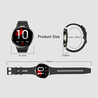 Reloj inteligente DM90 con pantalla AMOLED de 1,75 pulgadas, frecuencia cardíaca, presión arterial, llamadas BT, más de 100 modos deportivos, reloj inteligente para hombres 2025