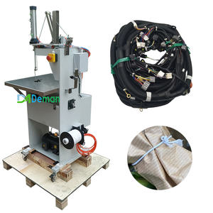 Machine à attacher les cordes élastiques pour la machine à emballer le regroupement de câbles de données avec la corde en nylon Machine automatique de fixation de cordes en <span class=keywords><strong>PP</strong></span> - Product Image 1