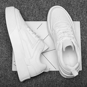 Zapatillas de moda, deportivas de cuero, para hombre y mujer, informales, versátiles, de malla transpirable, planas, para skateboarding. - Product Image 2