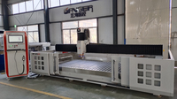 Centre de usinage CNC avec servomoteur de broche de 7,5 kW pour le traitement des plans de travail de cuisine en granit et quartz.