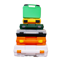 Boîte à outils portable en plastique rigide pour instruments et équipements, boîte de transport pour outils à main