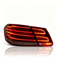 Nouvelles feux arrière LED de luxe avec lentille transparente pour Mercedes Classe E W212 2009-2013, feux de circulation/clignotants/feux de freinage, garantie 1 an