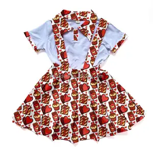 Latest Kids Clothes Baby Girls Boutique Children Clothing 2pcs Suits Little Girls Clothing Sets Girl Clothes 6-12 Years Kids