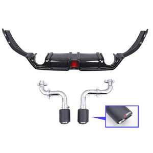 Car Body Parts Rear Bumper <strong>Diffuser</strong> Lip Texture Truck Tail Throat for Honda CIVIC 2016-2019 10th Gen <strong>Models</strong> Auto Accessories - Product Image 1