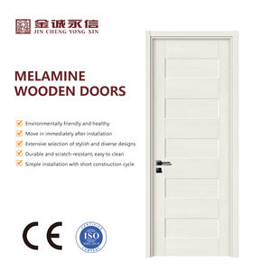 <span class=keywords><strong>Porte</strong></span> intérieure en bois massif mélaminé au design moderne et épuré, idéale pour salle de bain – Meilleure vente - Product Image 2