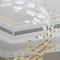 Lampe islamique de style arabe personnalisée, lustre LED pour mosquée, salle de prière, palais