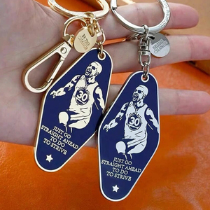 Biểu Tượng Tùy Chỉnh Sang Trọng Kim Loại Mềm Men Khách Sạn Keychain Cá Nhân Số Phòng Cổ Điển Kim Loại Móc Khóa Motel Phòng Móc Chìa Khóa - Product Image 4
