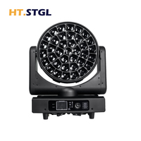 Projecteur LED professionnel 37x40W Bee Eye Moving Head Wash Light RGBW 4-en-1 avec contrôle pixel, CTO, zoom, faisceau, éclairage de scène DMX512 pour concerts, DJ, clubs et événements