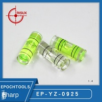 Niveau à bulle cylindrique de qualité industrielle 9x25 pour cadre photo, accessoires de jauge de niveau, précision 0,1 mm, garantie 1 an