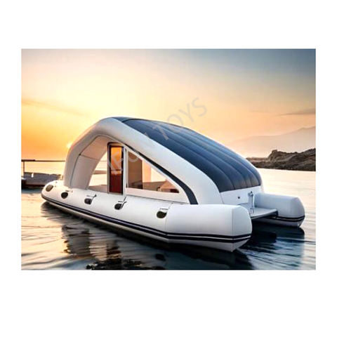 Small Center Console PVC Semi Rigid Inflatable Boat Rib 390C Hypalon ...