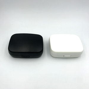 Estuche de Transporte Práctico para Kits BTE/CIC/FP de Audífonos, Material ABS Negro y Blanco, Marca HappyHearing - Product Image 1