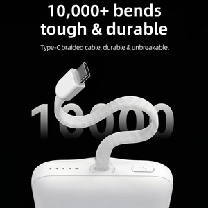 Chargeur de téléphone portable portable 10000 mAh avec logo personnalisé, <span class=keywords><strong>batterie</strong></span> <span class=keywords><strong>externe</strong></span> 10000 mAh, chargeur Powerbank, <span class=keywords><strong>batterie</strong></span> <span class=keywords><strong>externe</strong></span> filaire, vente en gros d'usine - Product Image 6