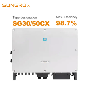Versión Europea fabricante chino 33kw 40kw 50kw inversor solar híbrido en la red marca <span class=keywords><strong>sungrow</strong></span> inversor solar MPPT - Product Image 1