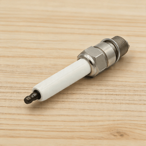 Bougie d'allumage à gaz naturel à double iridium massif de qualité industrielle, électrode épaissie, à fente en L, 436782 1214569 pour moteur - Product Image 1