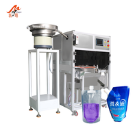 Machine de remplissage automatique de sachets à bec verseur pour détergent liquide, jus, sauce, pâte