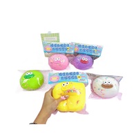 Jouet anti-stress souple et amusant à presser, à rebond lent, avec grande bouche et texture fluide, idéal comme cadeau