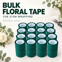 Rubans floraux en vrac pour l'emballage des tiges de fleurs, rouleaux pour les fleuristes, les ateliers de bouquets et les commandes en gros de fournitures artisanales
