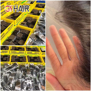 Cabello Humano Brasileño con Frontal de Encaje HD 13x6 y 13x4, Cierre de Encaje HD 4x4, 6x6, 5x5 con Cabello de Bebé, Paquetes con Frontal de Encaje Suizo HD - Product Image 4