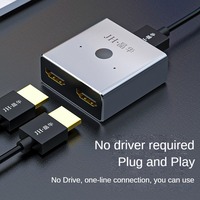 Nouveau commutateur compatible HDTV 4K 60Hz, séparateur bidirectionnel 1x2/2x1, adaptateur 2 entrées 1 sortie pour PS4/3, boîtier TV, HDTV, Xbox, projecteur