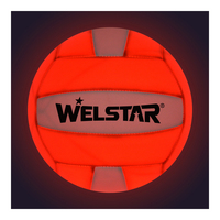 Ballon de volley-ball lumineux personnalisé qui brille dans le noir, cousu à la machine, avec lumière remplaçable pour les jeux en intérieur et en extérieur